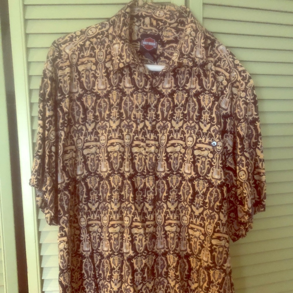 Unique Harley Davidson “silk feel” Mechanic Shirt